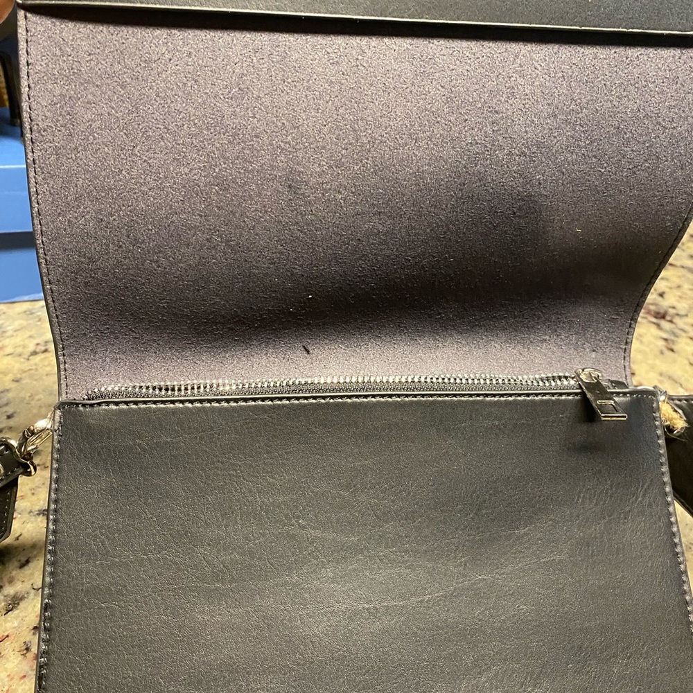 New Brandy ❤️ Melville black leather shoulder bag - Picture 6 of 7